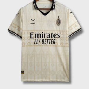 23/24 AC Milan x PLEASURES White Fourth Jersey